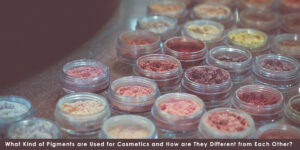 pigments in glass jars